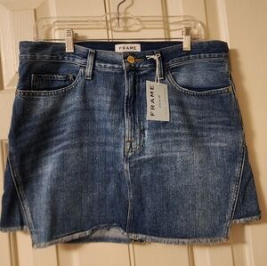 Frame Denin mini skirt